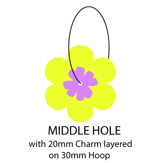 © 4 Pair Flower Bombs - 8 designs to choose from
