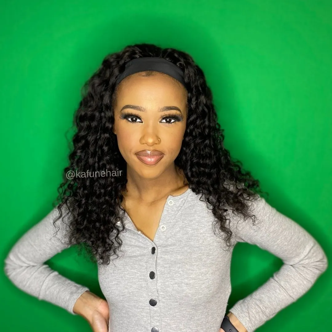 12-26" Jade  Head Band Wig