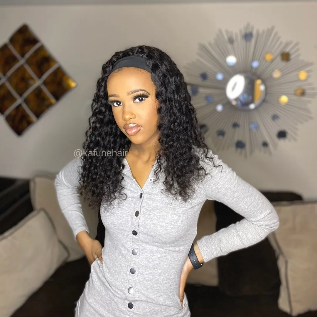 12-26" Jade  Head Band Wig