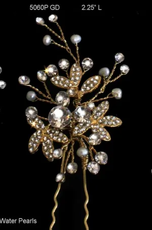1st Class Bridal 5060PGD Gold Hair Accessory