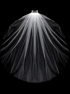 1st Class Bridal Size 30" V75 Ivory Veil