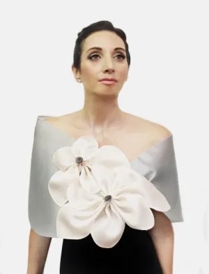2 Flower Bridal Wrap