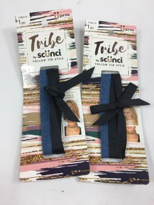 (2) Scunci Tribe Follow Ur Style Hair Tie Choker Head wrap Ponytail Festival