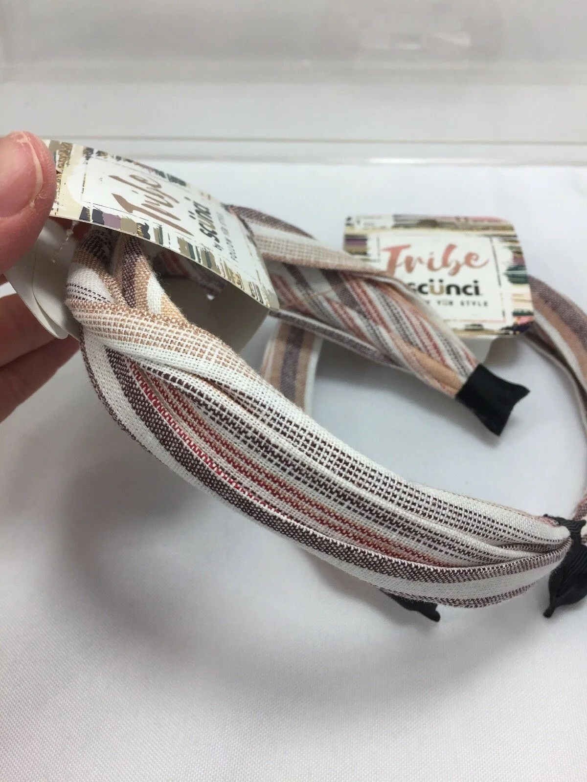 (2) Scunci Tribe Life Follow Ur Style Hair Thick Head Band Festival Cloth