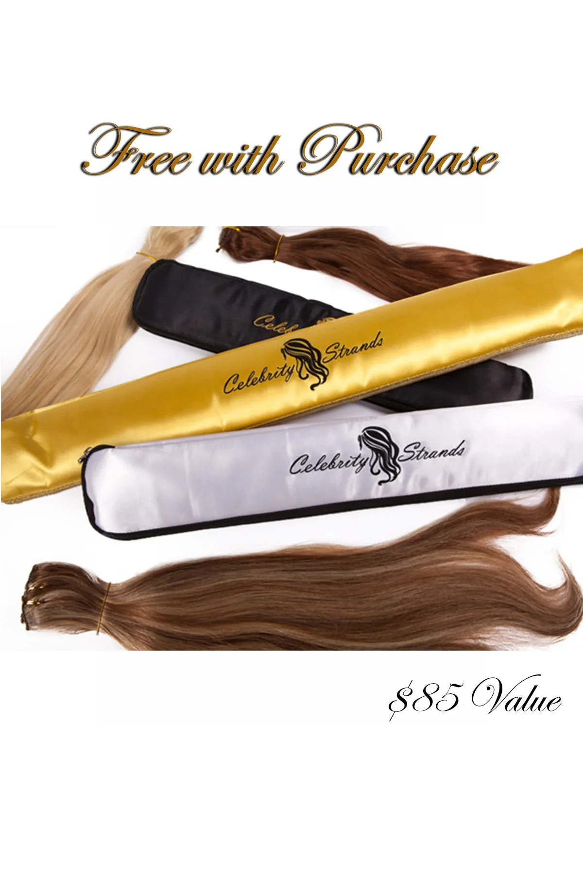 21" Clip In Hair Extensions: No 613 Monroe Blonde