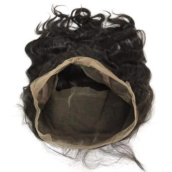 360° LACE FRONTAL - BEACH WAVE   3 BUNDLES(#1B)