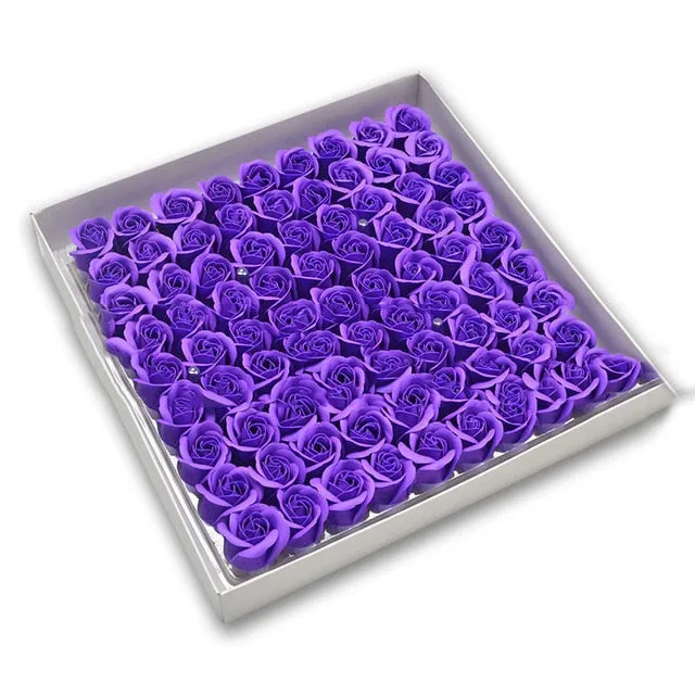 81Pcs Rose Bath Floral Rose Flower Valentine's Day Gift