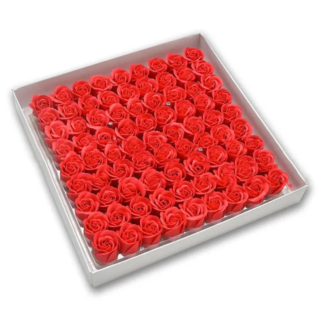 81Pcs Rose Bath Floral Rose Flower Valentine's Day Gift