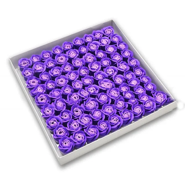 81Pcs Rose Bath Floral Rose Flower Valentine's Day Gift