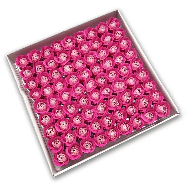 81Pcs Rose Bath Floral Rose Flower Valentine's Day Gift