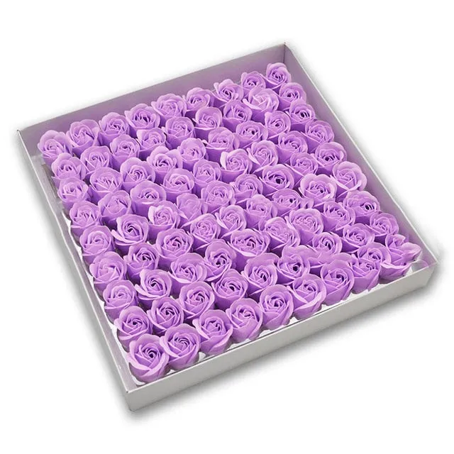 81Pcs Rose Bath Floral Rose Flower Valentine's Day Gift