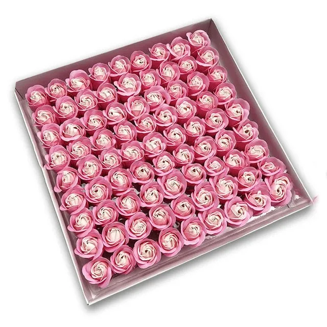 81Pcs Rose Bath Floral Rose Flower Valentine's Day Gift
