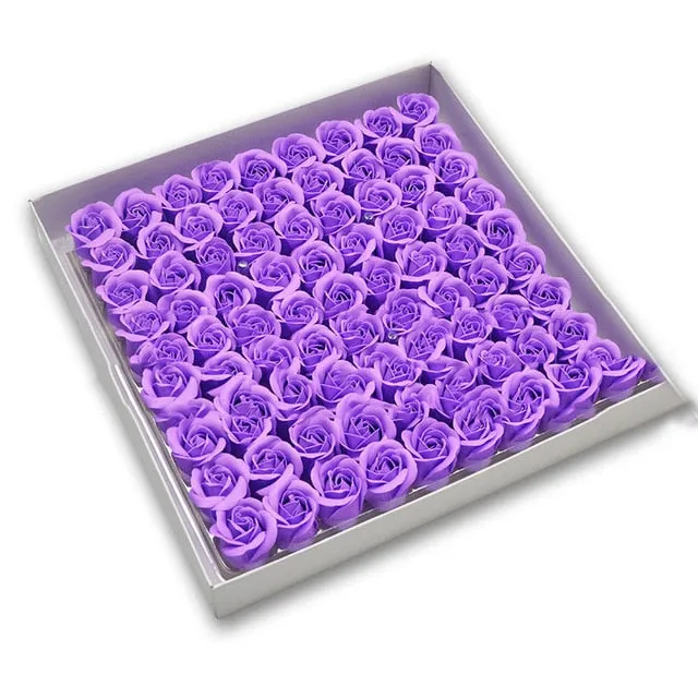 81Pcs Rose Bath Floral Rose Flower Valentine's Day Gift