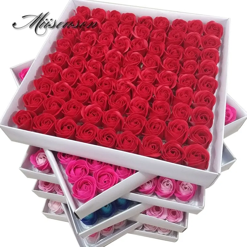 81Pcs Rose Bath Floral Rose Flower Valentine's Day Gift