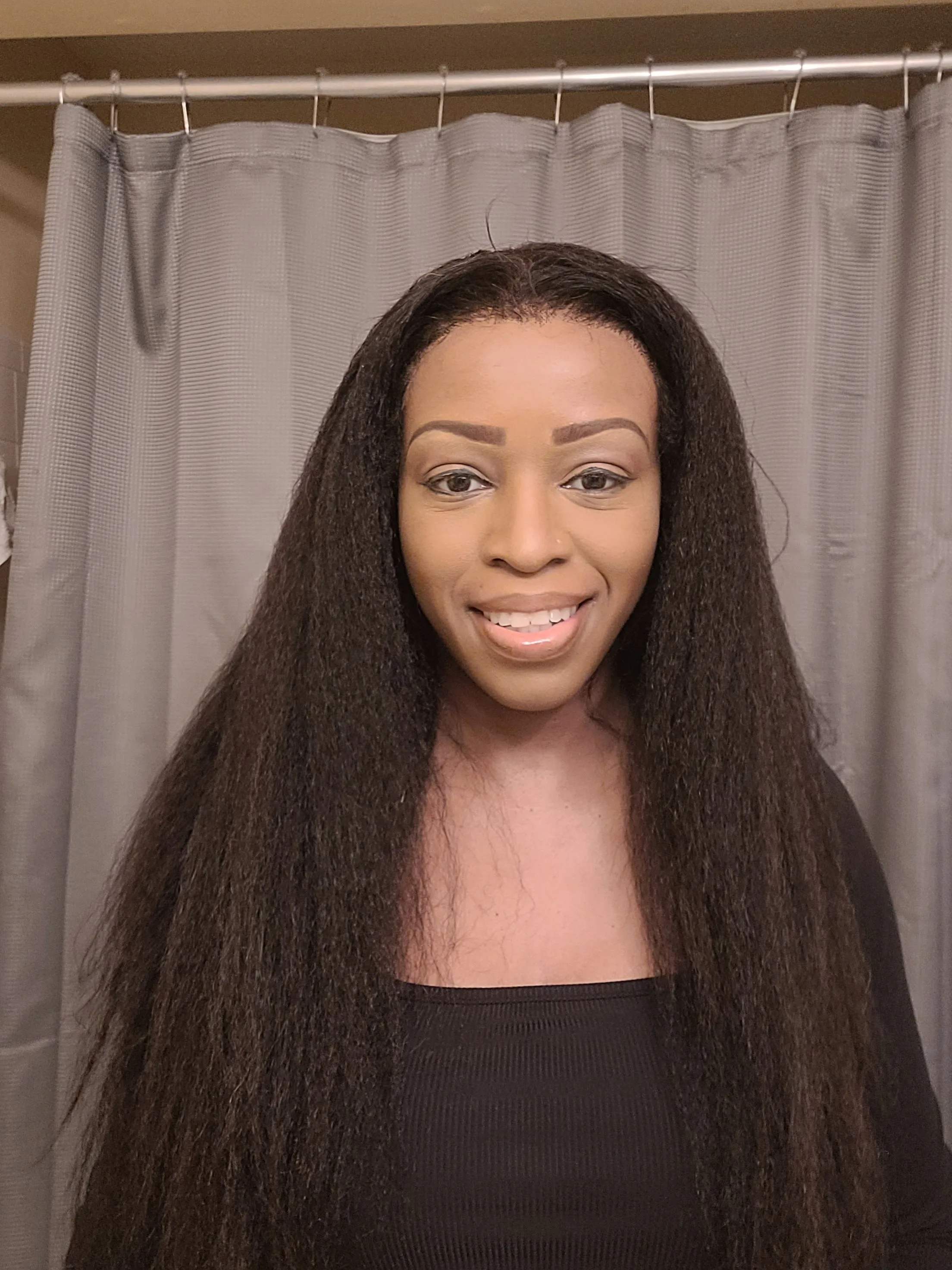 Afro Kinky Peruvian Unit / Frontal Hand Made Units