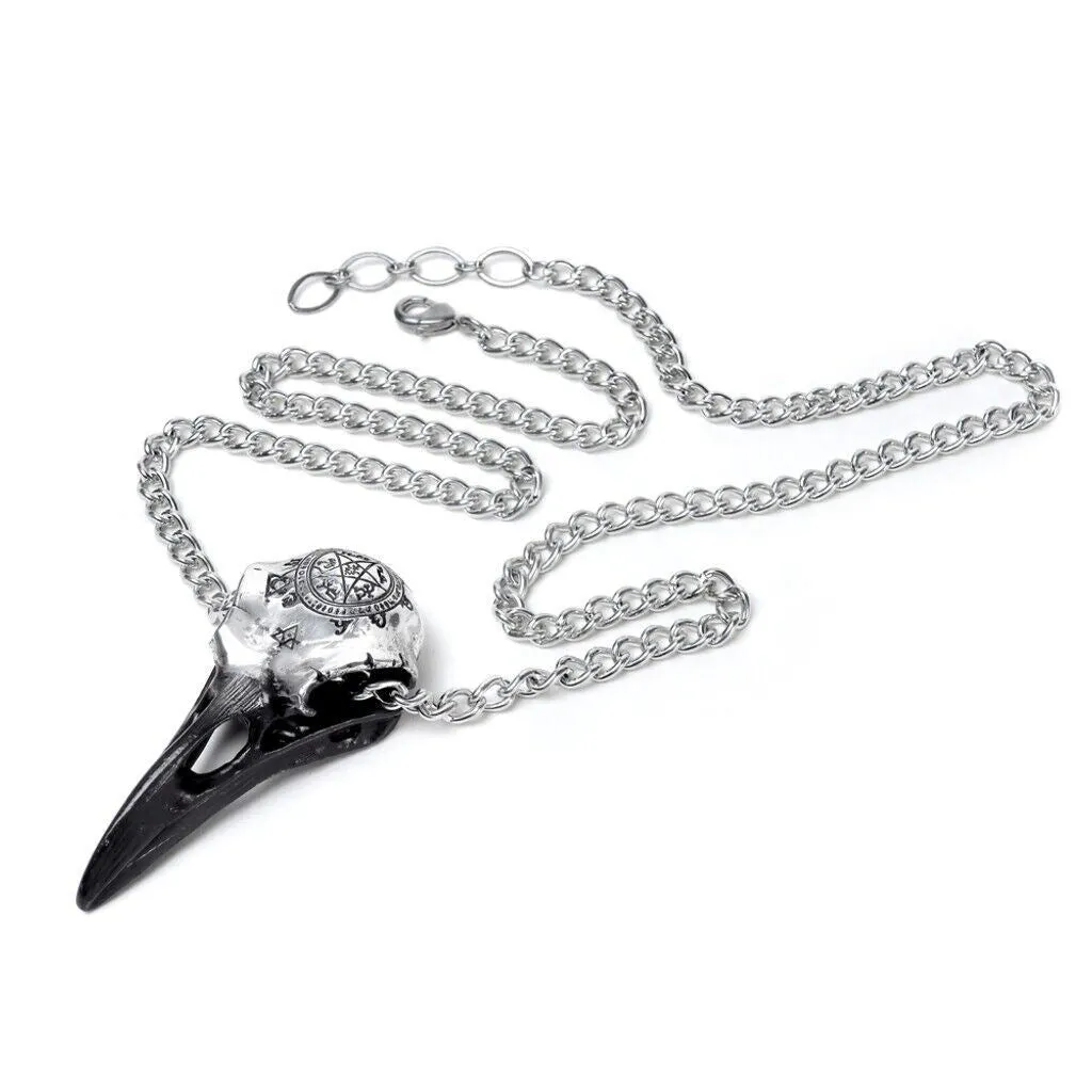 Alchemy P898 Volvan Ravenskull Raven Skull Necklace Gothic Pendant England