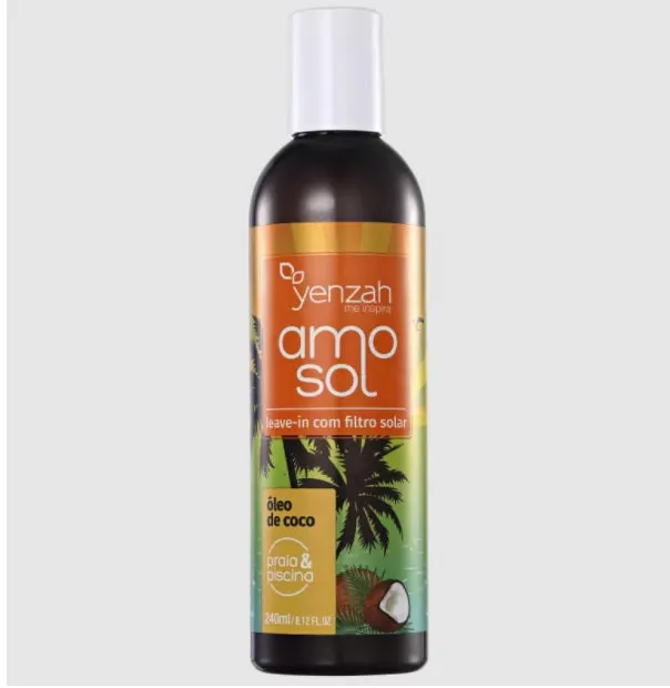 Amo Sol Coconut Post Sun Solar Beach Pool Protection Leave-in 240ml - Yenzah
