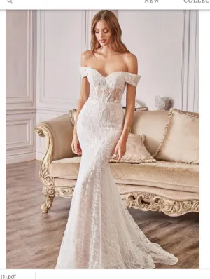 Andrea &  Leo Couture A0666 JOLIE LACE BRIDAL GOWN,