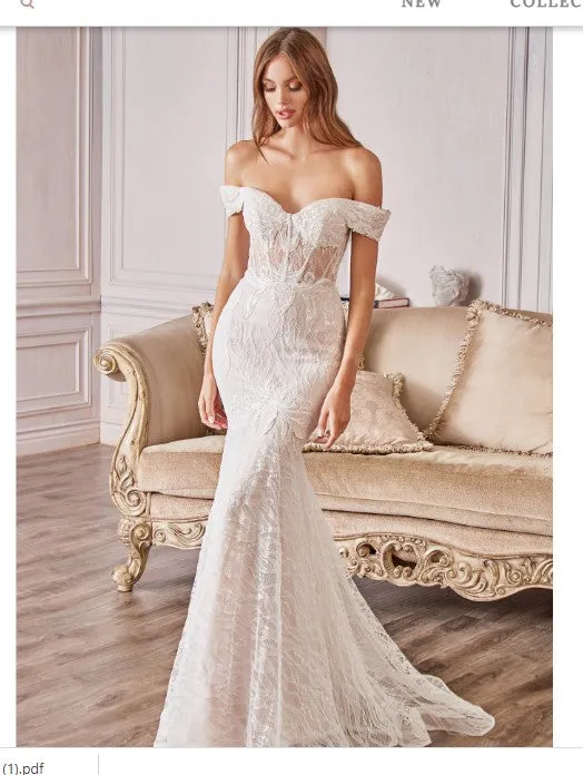 Andrea &  Leo Couture A0666 JOLIE LACE BRIDAL GOWN,