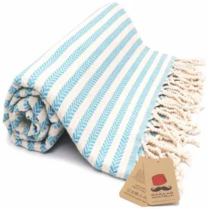 Arpa Peshtemal Beach and Bath Towel - Turquoise