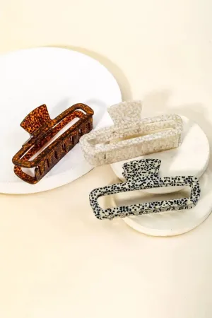 Assorted Rectangle Hair Clips