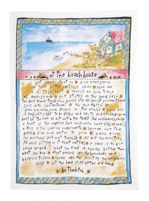 At The Beach House Kitchen Towel