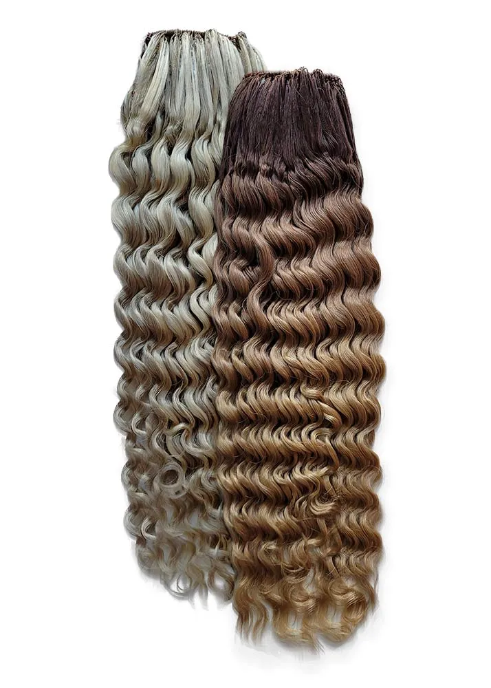 Beach Curl 100% Human Hair Crochet Braids 16"