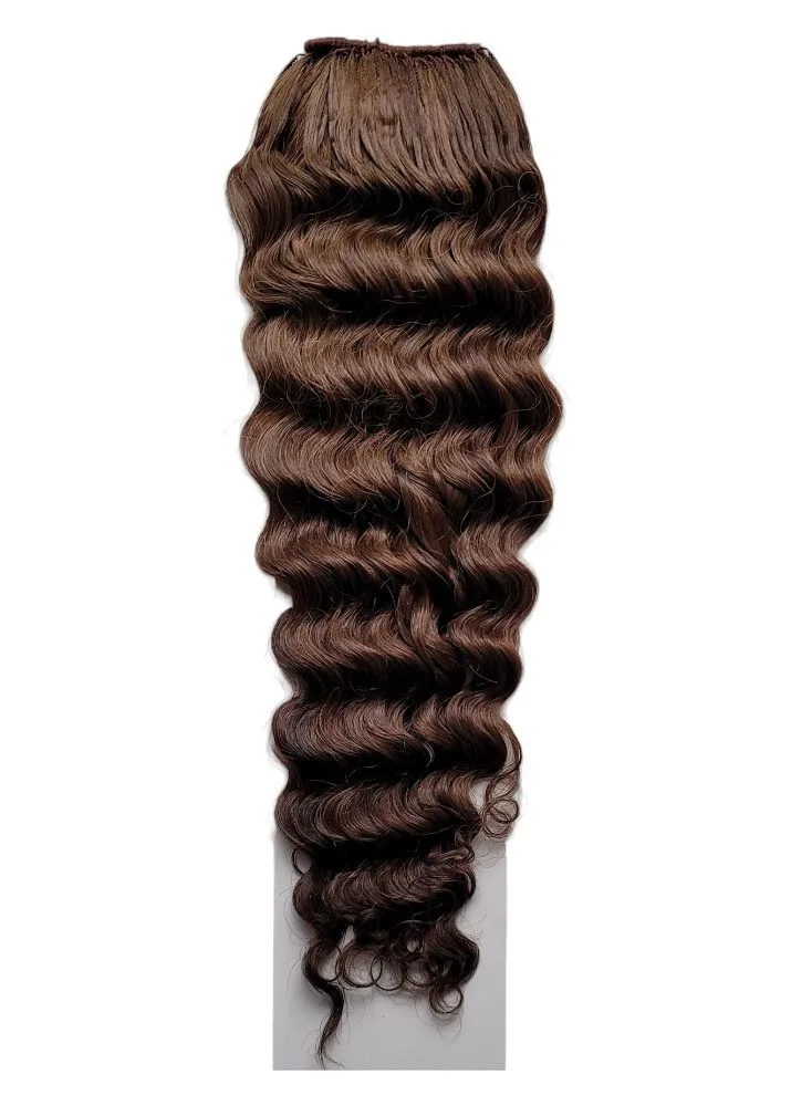 Beach Curl 100% Human Hair Crochet Braids 16"