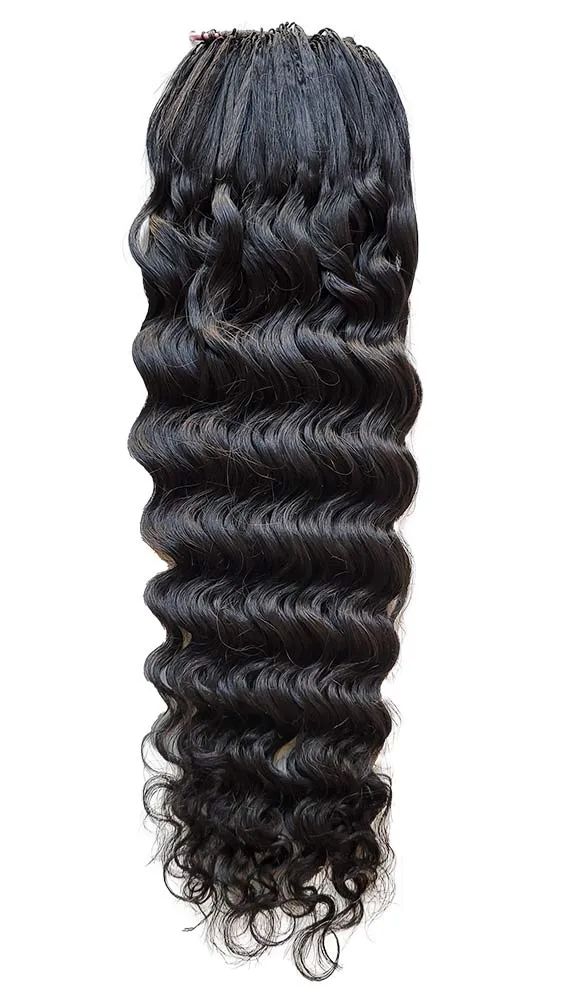 Beach Curl 100% Human Hair Crochet Braids 16"