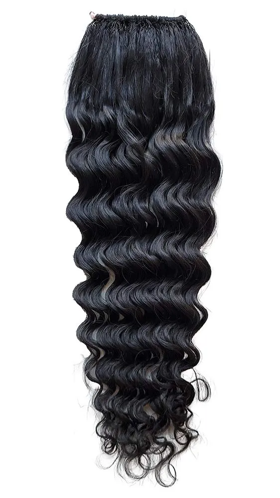 Beach Curl 100% Human Hair Crochet Braids 16"