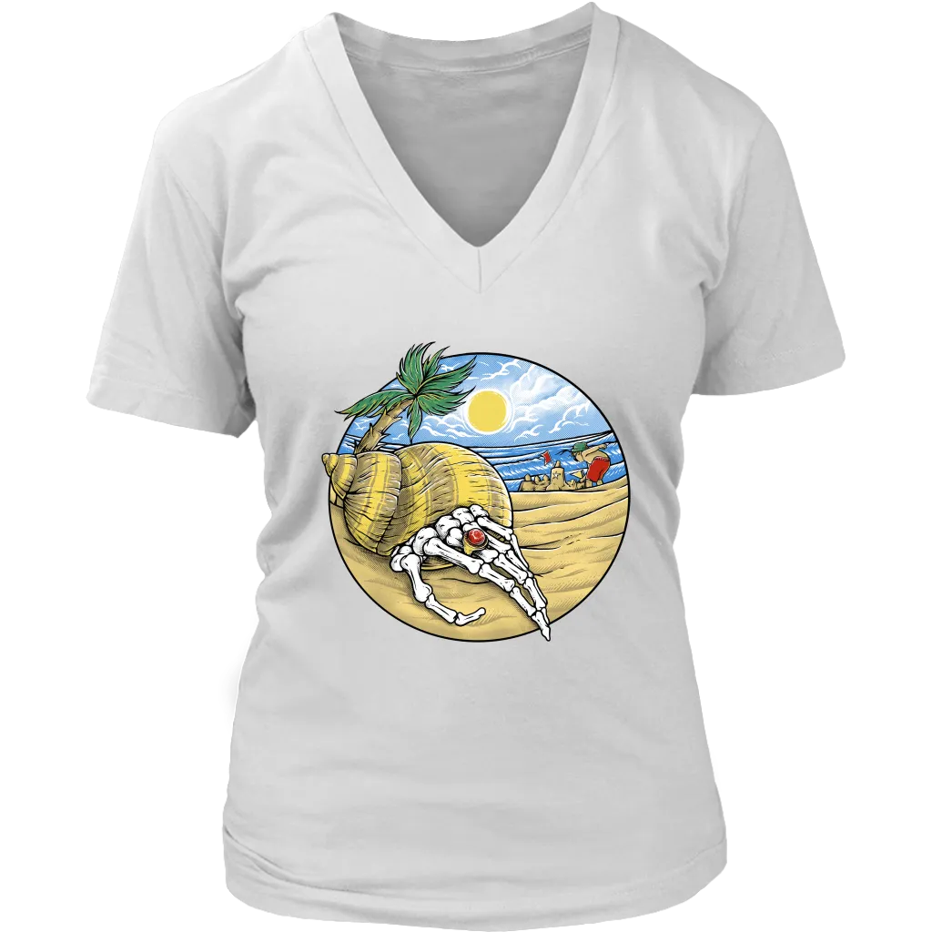 Beach T-shirt, Hermit Crab Shirt, Summertime Gift, Funny Beach Shirt