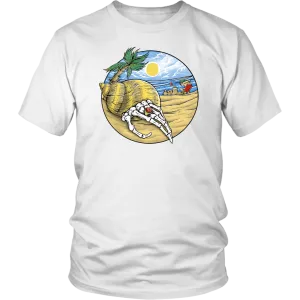 Beach T-shirt, Hermit Crab Shirt, Summertime Gift, Funny Beach Shirt