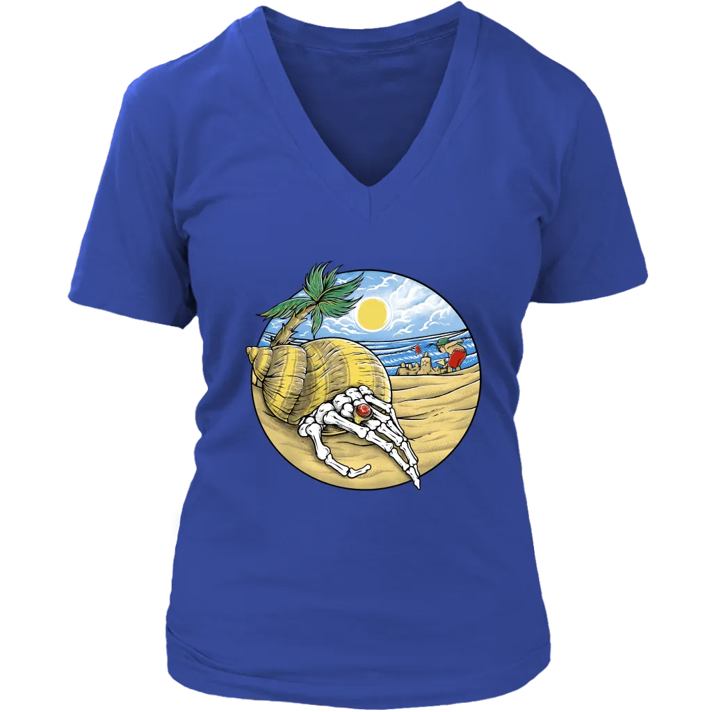 Beach T-shirt, Hermit Crab Shirt, Summertime Gift, Funny Beach Shirt