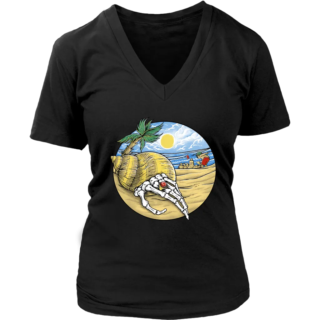 Beach T-shirt, Hermit Crab Shirt, Summertime Gift, Funny Beach Shirt