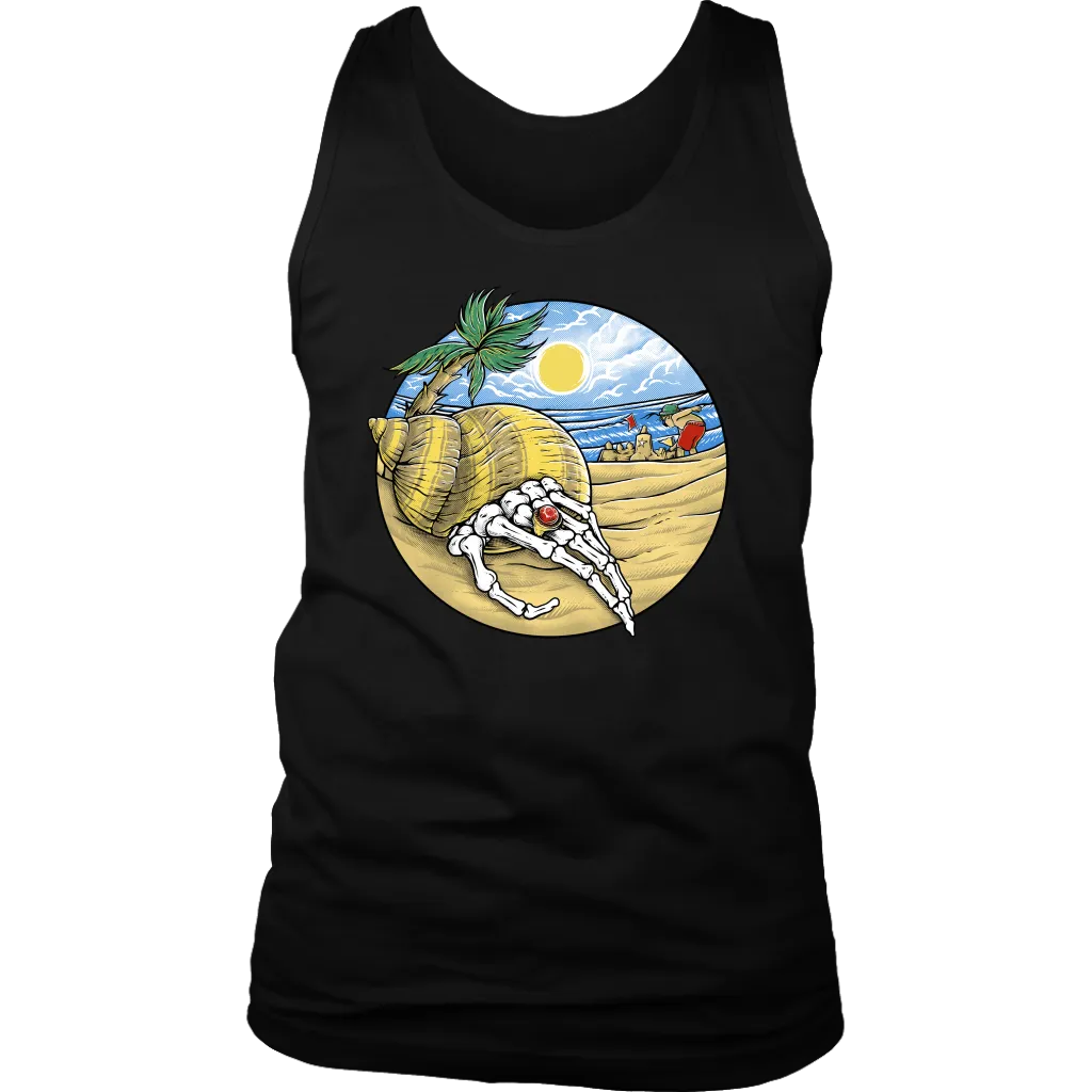 Beach T-shirt, Hermit Crab Shirt, Summertime Gift, Funny Beach Shirt