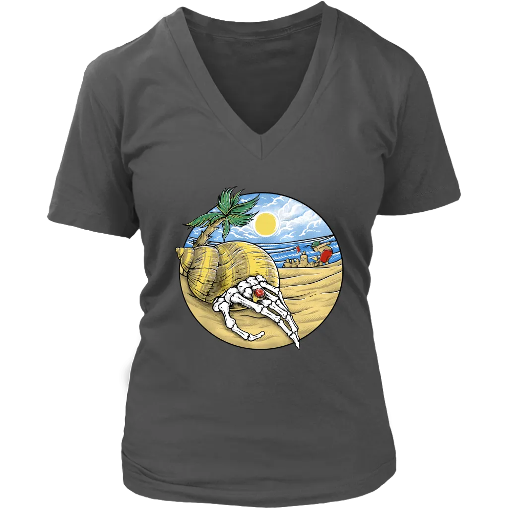 Beach T-shirt, Hermit Crab Shirt, Summertime Gift, Funny Beach Shirt