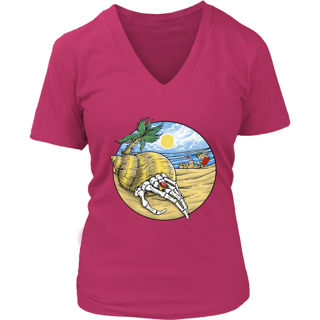 Beach T-shirt, Hermit Crab Shirt, Summertime Gift, Funny Beach Shirt