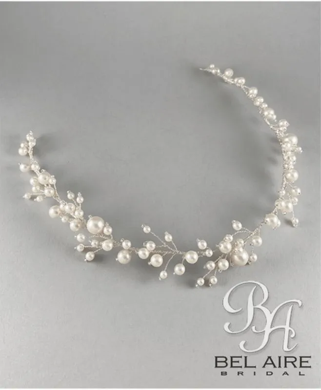 Bel Aire 2300 Ivory/Silver Hair Accessory
