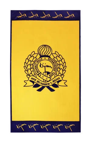 Bijan Yellow Beach Towel