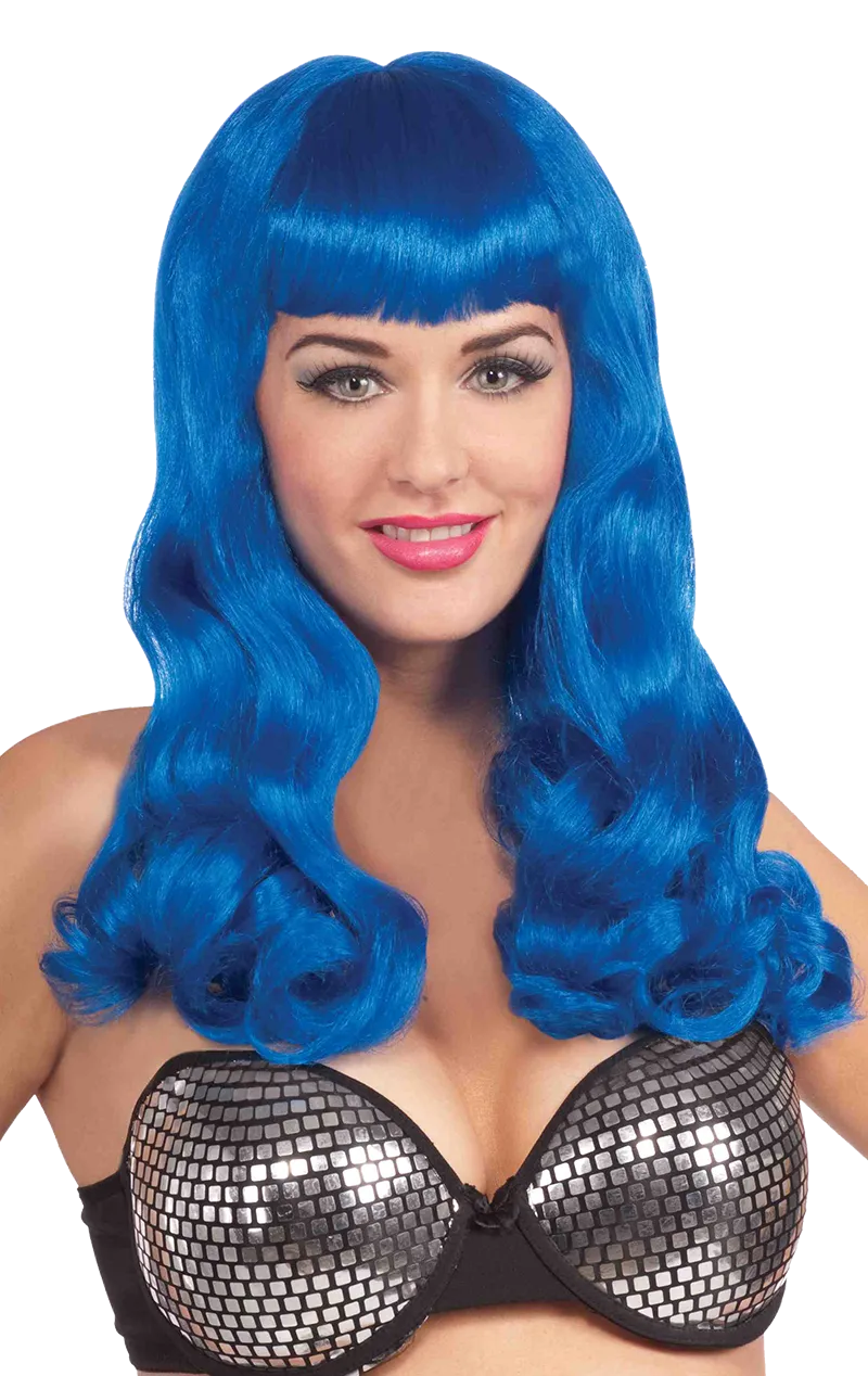 Blue California Girl Wig
