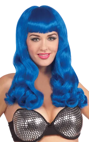 Blue California Girl Wig