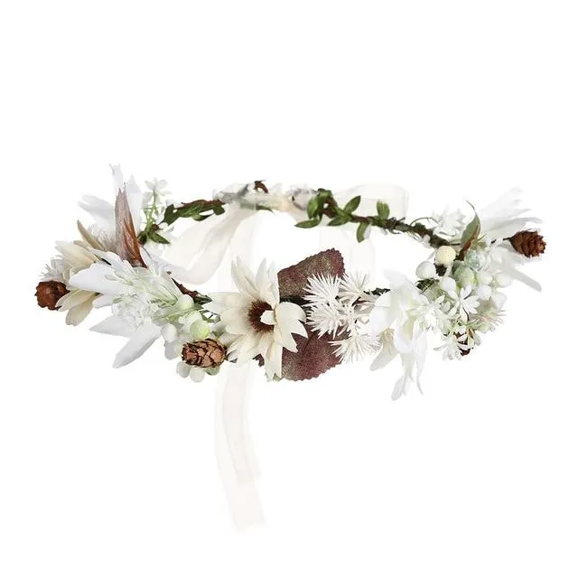 Bohemian Flower Head Band