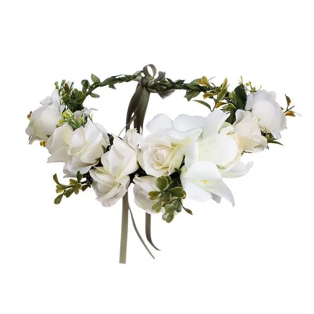 Bohemian Flower Head Band