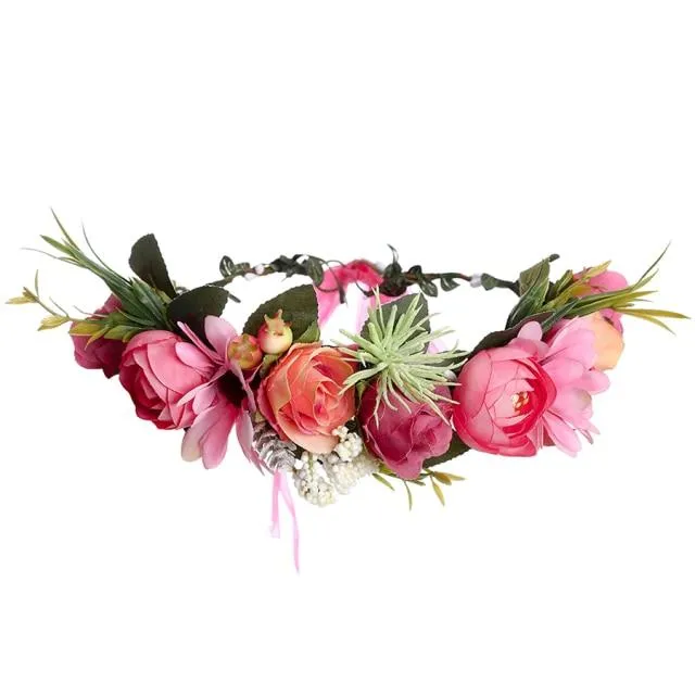 Bohemian Flower Head Band