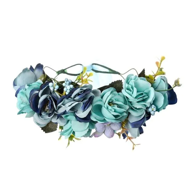 Bohemian Flower Head Band