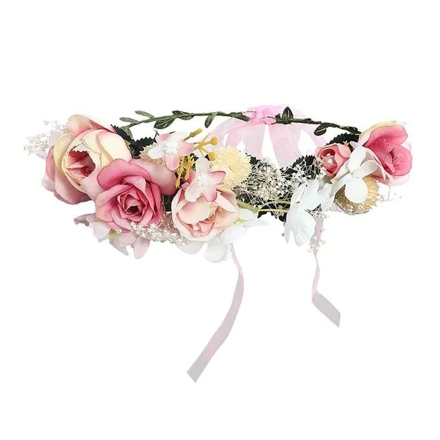 Bohemian Flower Head Band