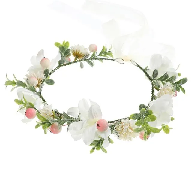 Bohemian Flower Head Band
