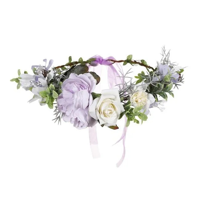 Bohemian Flower Head Band