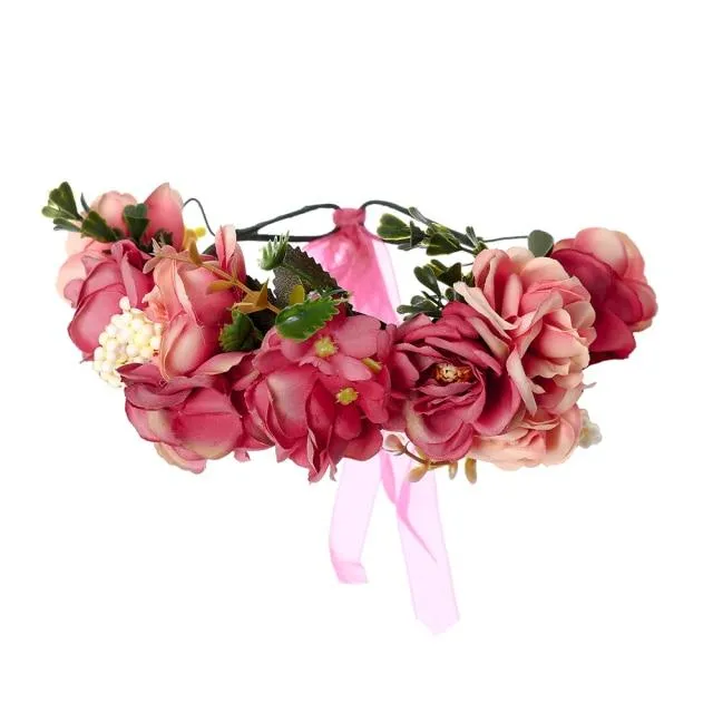Bohemian Flower Head Band