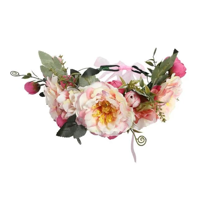 Bohemian Flower Head Band